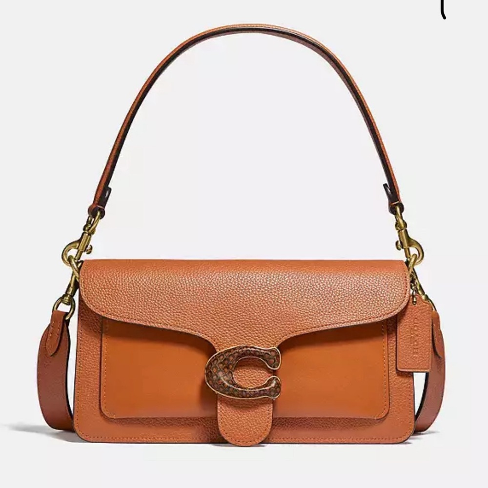 Tabby Shoulder Bag 26 With Snakeskin Detail